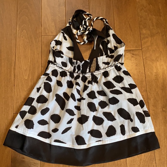 BEBE Halter Top Womens Sz S - Picture 4 of 7